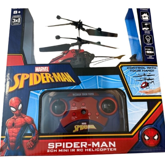 Marvel Spider-Man LED RC Helicopter - Picture 1 of 6